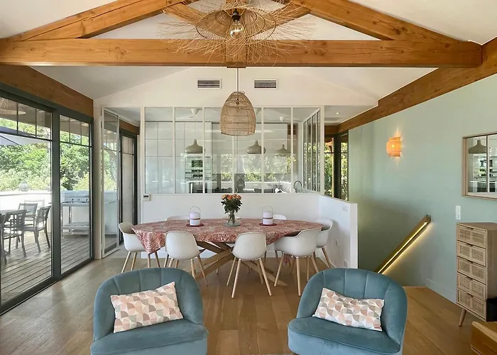 Architect House Facing The Arcachon Basin * Pyla Sur Mer